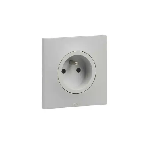 [LEGUB3111WH] PRISE ELECTRIQUE 2P+T F/B AVEC ECLIPS BORNES A VIS 16A 250V PU/PIECE