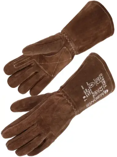 [SIN51WELDT10] GANTS ANTI-CHALEUR  POUR SOUDEUR T10 PU/PIECE