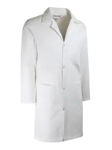 [SINLABTL] Blouse de travail 100 % coton 265 g/m² blanc L