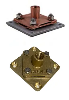 [HERHLP18456] BASE FIXATION TERMINAL AERIEN TYPE RUBAN ADHESIF PU/PIECE