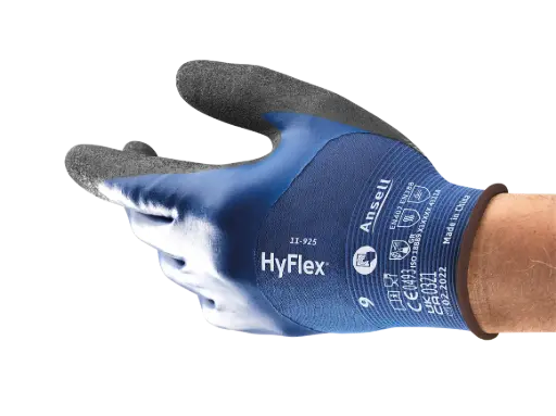 [ANS11-925T9] Ansell HyFlex 11-925 3/4 Nitrile-Coated Oily-Handling Work Gloves - Size 9