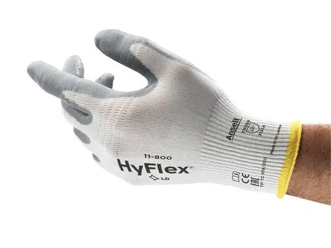 [ANS11-800T10] Ansell HyFlex 11-800 Foam Nitrile-Coated Oily-Handling Work Gloves - Size 10