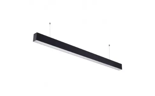 [OPT906348] 5380 LED LINEAR SUSPENDED LIGHTS LINKABLE 40W AC200-240V BLACK BODY 4000K