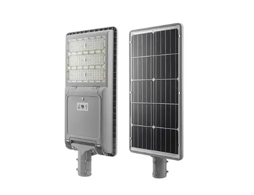 [FAYSSLC-80W] 80W All-in-One Solar LED Street Light with Motion Sensor 6500K IP65