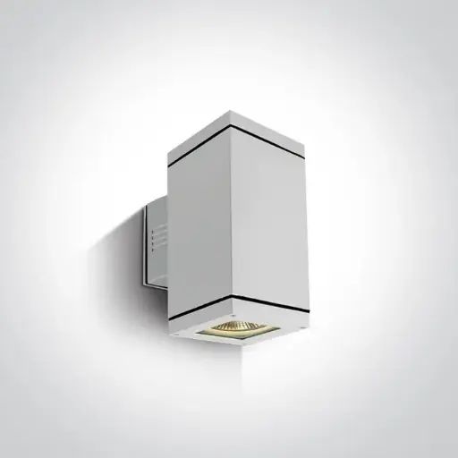 [ONE67132A/W] APPLIQUE MURALE APPARENTE E27 BIDIRECTIONNELLE 2X75W IP54 PU/PIECE