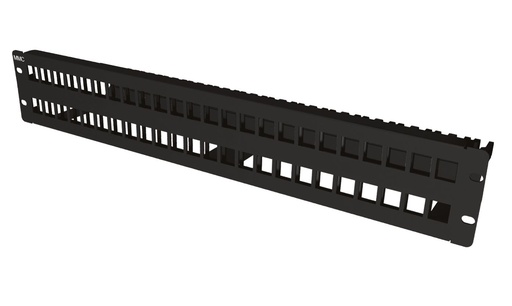[CAEBCPAN2U] "PANNEAU 19"" 2U POUR 48 RJ45 KEYSTONE ECO"