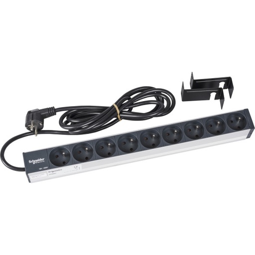 [MEGVDI6657] ACTASSI Panneau d’alimentation 19"9 Prises , 2P+T