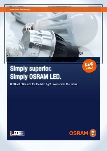 [OSR973436] AMP PAR16 LED GU10 9 W dimmable warm white 30000H  