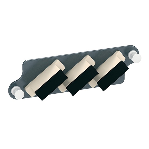 [MEGVDIM1530311] Actassi - plaque support de traversée équipée de 3 adaptateurs SC duplex
