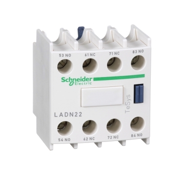 [TELLADN22] Bloc contacts 2F + 2O frontal  
