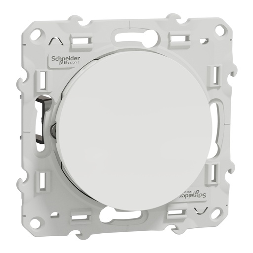 [MEGS525206] BOUTON POUSSOIR BLANC GRIFFE