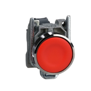 [TLEXB4BA42] BOUTON POUSSOIR ROUGE OUVERT