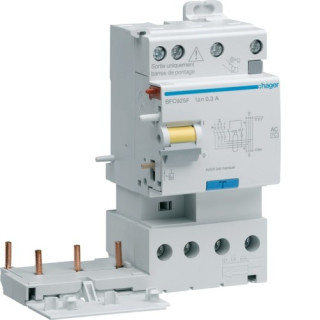 [HAGBDC825] Bloc differentiel double sortie 4P 25A 30mA AC