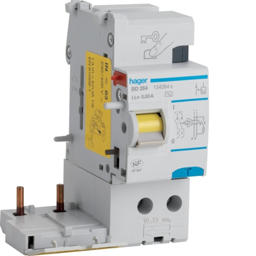 [HAGBD264] Bloc diffÚrentiel 2P 63A 30mA AC